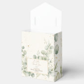 Ballotins Boîte de faveur de douche de bébé Eucalyptus (Ouvert)