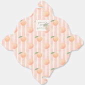 Ballotins Boîte de faveur de douche de bébé pêche douce (Déplié)