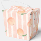 Ballotins Boîte de faveur de douche de bébé pêche douce (Verso)