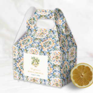 Ballotins Boîte de faveur de douche de mariée italienne