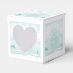 Ballotins Boîte de Faveur de Fenêtre de Noël d'Hiver
