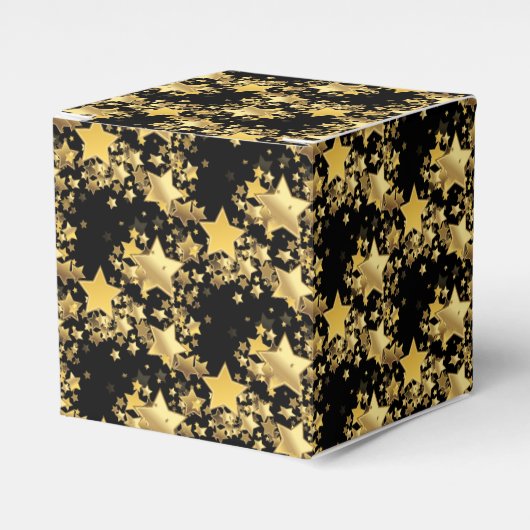 Ballotins Boîte de faveur de fête-Boîte de faveur d'étoiles (Verso)