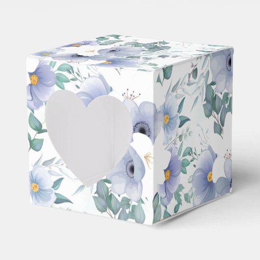 Ballotins Boîte de Faveur de Fête - Boîte de Faveur Fleurs B (Verso)