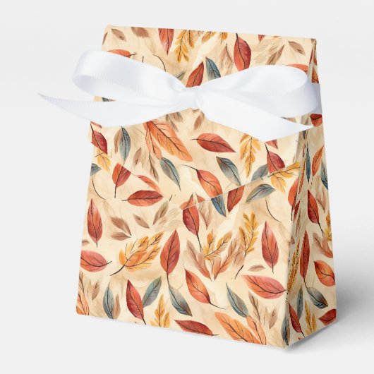 Ballotins Boîte de Faveur de Feuilles d'Automne (Verso)