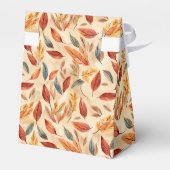 Ballotins Boîte de Faveur de Feuilles d'Automne (Arrière)