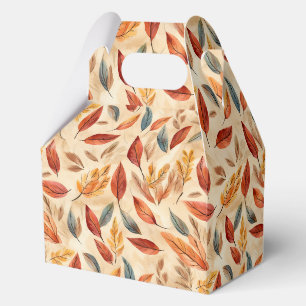 Ballotins Boîte de Faveur de Feuilles d'Automne