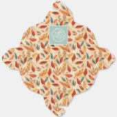 Ballotins Boîte de faveur de feuilles d'automne (Déplié)