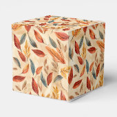 Ballotins Boîte de faveur de feuilles d'automne (Arrière)