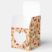 Ballotins Boîte de faveur de feuilles d'automne (Ouvert)