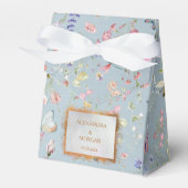 Ballotins Boîte de faveur de fleurs sauvages élégantes quelq (Verso)