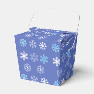 Ballotins Boîte de faveur de flocon de neige du soir