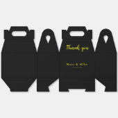 Ballotins Boîte de Faveur de Gâble Grande pour Toute Occasio (Déplié)