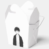 Ballotins Boîte de faveur de garçon d'anime minimal (Ouvrir)