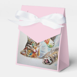 Ballotins Boîte de faveur de gâteau de fête d'anniversaire à
