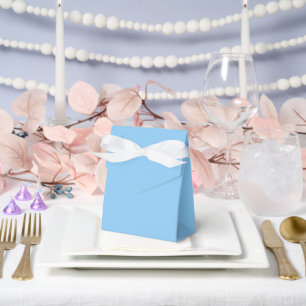 Ballotins Boîte de Faveur de Gâteau de Mariage Bleu Brumeux
