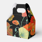 Ballotins Boîte de faveur de gâteau de mariage floral coquel (Arrière)