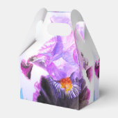 Ballotins Boîte de faveur de gâteau de mariage Iris Fleurs d (Arrière)