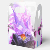 Ballotins Boîte de faveur de gâteau de mariage Iris Fleurs d (Ouvert)