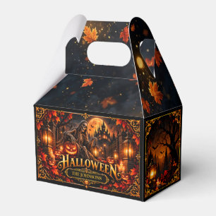 Ballotins Boîte de Faveur de Halloween Gothique Élégant pour