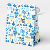 Ballotins Boîte de faveur de Hanukkah heureux (Arrière)