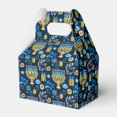 Ballotins Boîte de faveur de Hanukkah joyeux (Arrière)