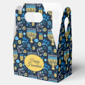 Ballotins Boîte de faveur de Hanukkah joyeux (Ouvert)