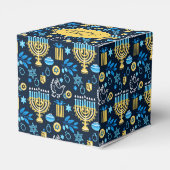 Ballotins Boîte de faveur de Hanukkah joyeux (Arrière)