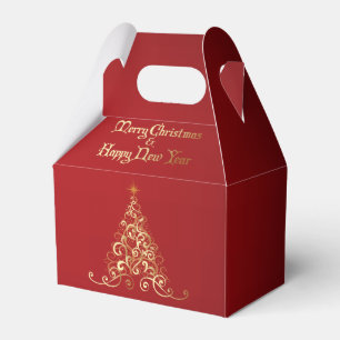 Ballotins Boîte de faveur de Joyeux Noël Bonne Année