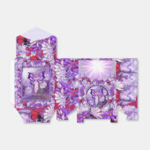 Ballotins Boîte de faveur de la fée solaire violette (Déplié)