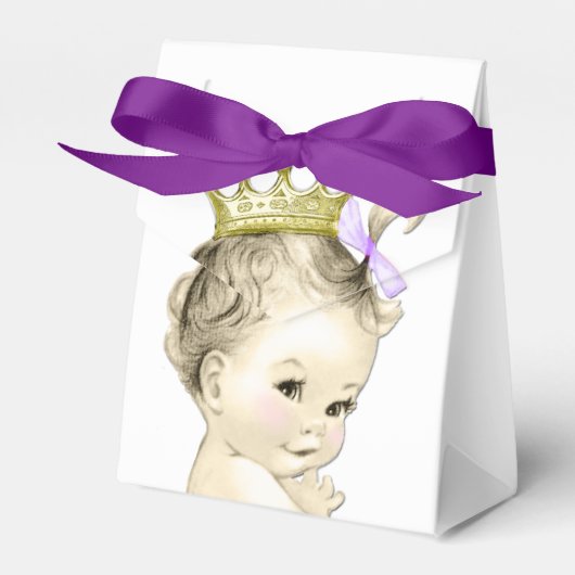 Ballotins Boîte de faveur de la princesse violette (Verso)
