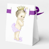 Ballotins Boîte de faveur de la princesse violette (Arrière)