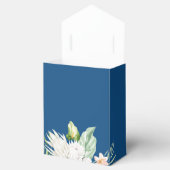 Ballotins Boîte de faveur de mariage bleu classique (Ouvert)