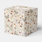 Ballotins Boîte de Faveur de Mariage Bohème (Arrière)