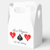 Ballotins Boîte de faveur de mariage de Las Vegas avec des c (Ouvert)