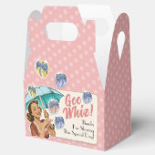 Ballotins Boîte de Faveur de Mariage de Parapluie de Style V (Ouvert)