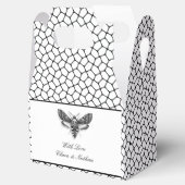 Ballotins Boîte de Faveur de Mariage gothique - Moth & dente (Ouvert)