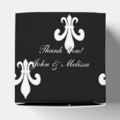 Ballotins Boîte de faveur de mariage personnalisée | fleur d (Haut)