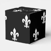 Ballotins Boîte de faveur de mariage personnalisée | fleur d (Arrière)