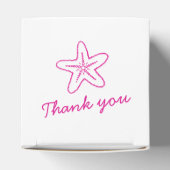 Ballotins Boîte de faveur de mariage rose blanc (Haut)