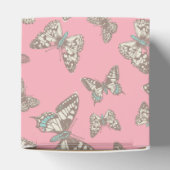 Ballotins Boîte de faveur de mariage rose papillon (Haut)