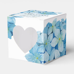 Ballotins Boîte de Faveur de Mariage Sophistiquée Hortensia 