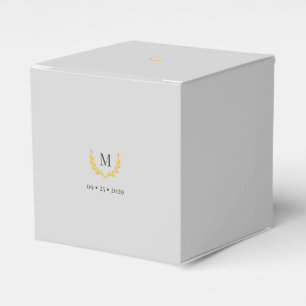 Ballotins Boîte de Faveur de Monogramme Équestre Élégant