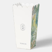 Ballotins Boîte de Faveur de Monogramme Floral Chic (Verso)