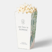 Ballotins Boîte de Faveur de Monogramme Floral Chic (Sauté)