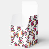 Ballotins Boîte de faveur de Noël à motif de manchots (Ouvert)