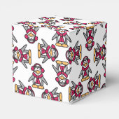 Ballotins Boîte de faveur de Noël à motif de manchots (Arrière)