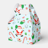 Ballotins Boîte de faveur de Noël de pickleball (Arrière)