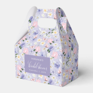Ballotins Boîte de faveur de papillon violet