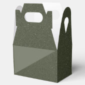 Ballotins Boîte de Faveur de Parti de Vert de Mousses Textur (Ouvert)