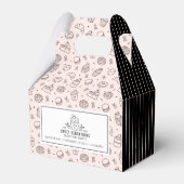 Ballotins Boîte de faveur de petite entreprise de cupcake ro (Arrière)